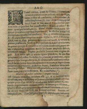 Etiamsi veritas, quam B. Chemn. omnium virtutum pulcerrimam judicat ...