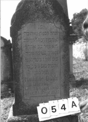 Grabstein 54A