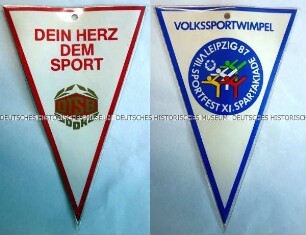 Wimpel des Deutschen Turn- und Sportbundes DTSB