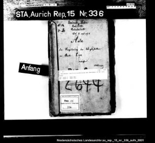 Die Besoldungs- und Dienstverhältnisse der Amtsvögte im Amt Leer