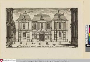 Le Grand Marot, Bl. 86: Face de l'hostel de Carnaualet bati per le Sr Mansart [...]