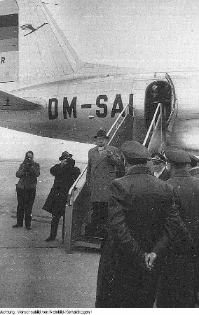 Dresden. Lufthansa Flugverkehr, 1957