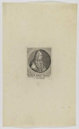 Bildnis des Wilhelm Ernst Tentzel