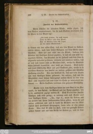 §. 22. Zweifel der Unsterblichkeit.