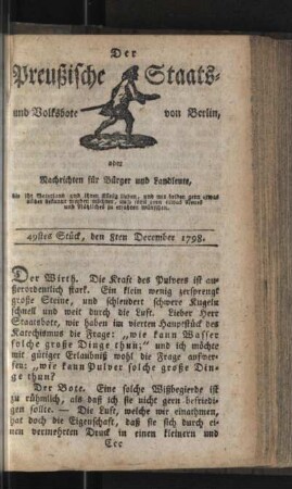 49stes Stück, den 8ten December 1798