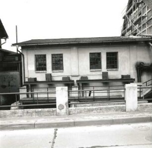 Schlepzig, Dorfstraße. Mühle und Wasserwerk (1901/1915). Wehranlage in der Spree