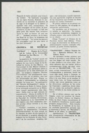 Crónica de Revistas