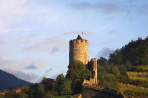 Frankreich. Alsace. Haut Rhin. Kaysersberg. Kaiserburg