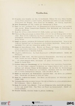 Textilsachen (Nr. 748-787)
