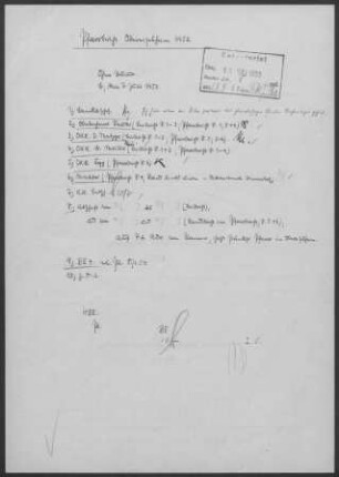 Obereisesheim: Visitationsbericht mit Pfarrbericht 1952