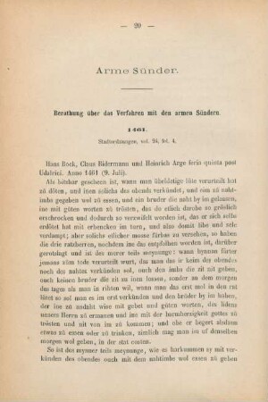 Arme Sünder