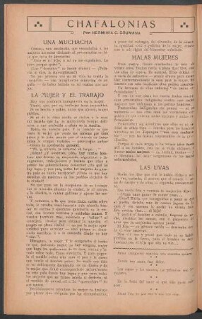 La mujer y el trabajo