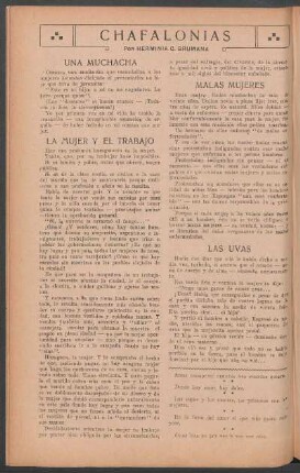 La mujer y el trabajo