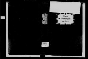 Illingen, katholische Gemeinde: Sterbebuch 1809-1870