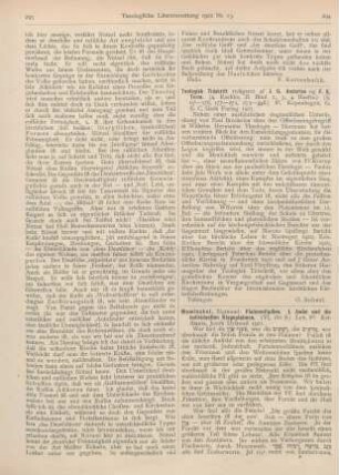 294 [Rezension] Teologisk Tidsskrift. 4. Reihe, Bd. II, 2 - 4