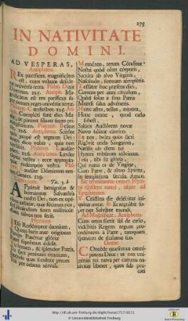 In Nativitate Domini.