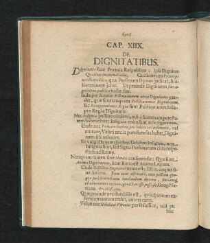 Cap. XIIX. De Dignitatibus.