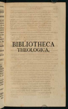 507-640, Bibliotheca Theologica