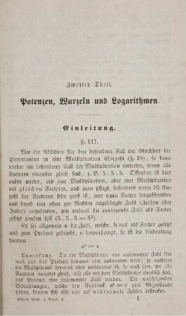 Potenzen, Wurzeln und Logarithmen.