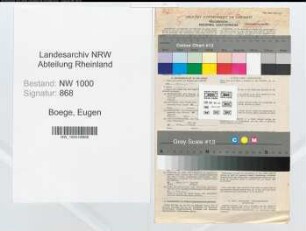 Entnazifizierung Eugen Boege, geb. 22.07.1896 (Werkzeugmacher)
