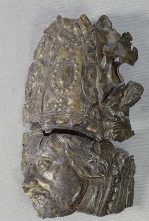 Folge von fünf Silberreliefs — Heiliger Godehard von Hildesheim