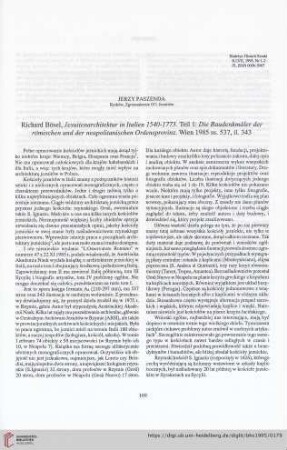 57: [Rezension von: Richard Bösel, Jesuitenarchitektur in Italien 1540-1773, Teil 1, Die Baudenkmäler der römischen und der neapolitanischen Ordensprovinz]
