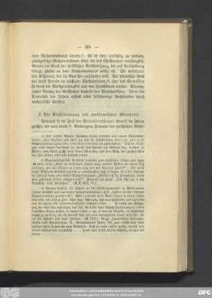 3. Die Erschütterung des moslemischen Glaubens.