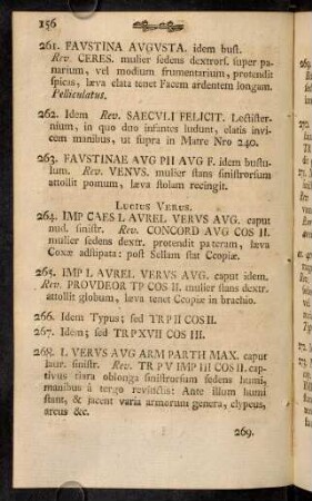 156-168, Lucius Verus. - Septimius Sverus.