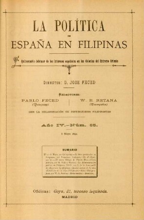 Núm. 85. 8 Mayo 1894