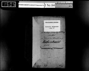 Testament der Witwe Anna Katharine Hakebracht zu Berleburg