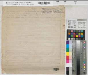 Lippe: Theile eines Grundrisses der 2ten, 3ten, 4ten horizontal Lage eines Feldbrandt Ziegel Ofens, Bl. 2
