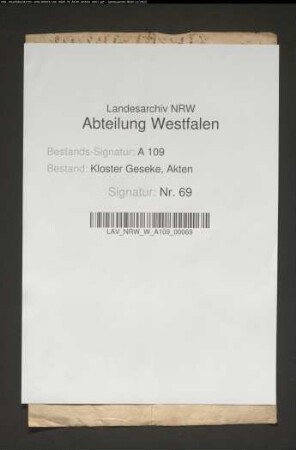 Kollation des dritten Kanonikats an Johann Christian Möller.