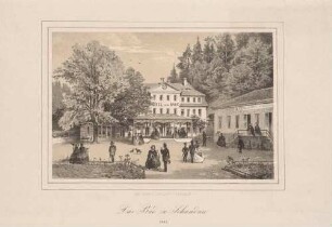 Heilanstalt und Kurbad in Schandau (Bad Schandau) in der Sächsischen Schweiz