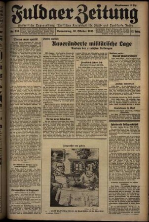 Ausgabe vom Donnerstag, den 10. Oktober 1935.