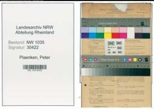 Entnazifizierung Peter Plaenken , geb. 18.12.1886 (Abteilungssteiger)