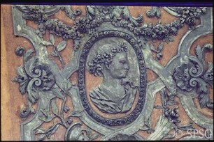 Berlin, Schloss Charlottenburg, Neuer Flügel, Treppenhaus, R. 326, Modell für Relief.