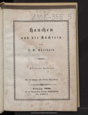 Hanchen und die Küchlein