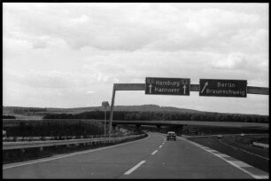 Ildehausen: Abzweig nach Braunschweig - Berlin