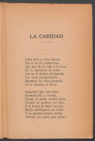 La caridad