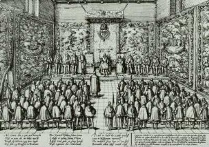 Karl V. von Spanien tritt seinem Sohn Philipp II. am 25. Oktober 1555 die Niederlande ab