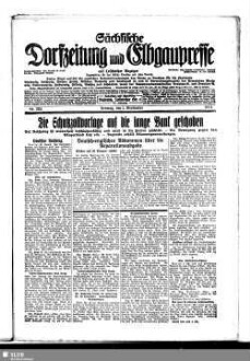 Sächsische Dorfzeitung und Elbgaupresse : mit Loschwitzer Anzeiger ; Tageszeitung für das östliche Dresden u. seine Vororte