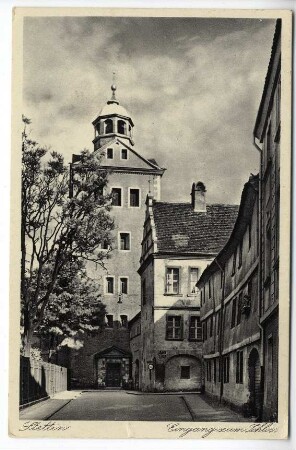 Stettin. eingang zum Schloss