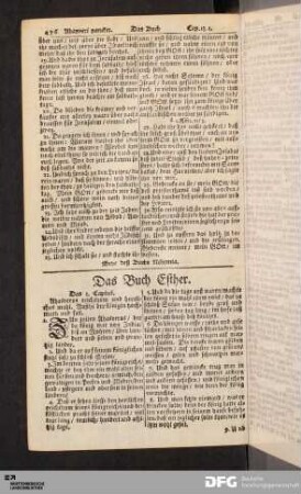 Das Buch Esther.