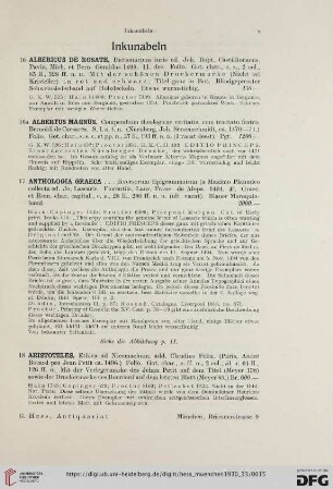 Inkunabeln (Nr.16-49)