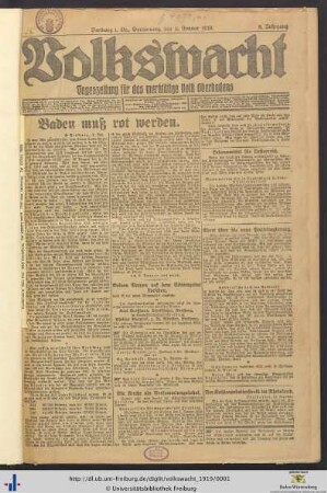 Nr. 1-26 (Januar 1919)