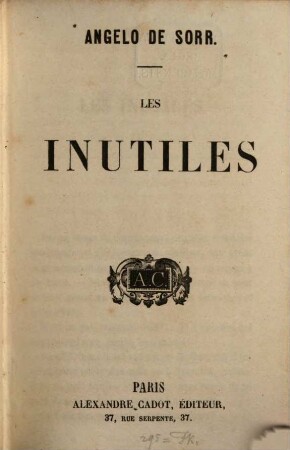 Les inutiles
