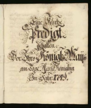 Predigt am Tage Mariae Reinigung