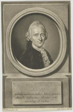 Bildnis des Theophilus Christophorus Harles