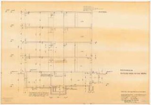Technische Universität Berlin Elektrotechnische Institute, 2. Bauabschnitt: Schnitt A-A 1:50