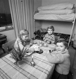Übergangswohnheim für Flüchtlinge in der Hertzstraße.